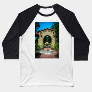 Rollins Courtyard Fountain Baseball T-Shirt